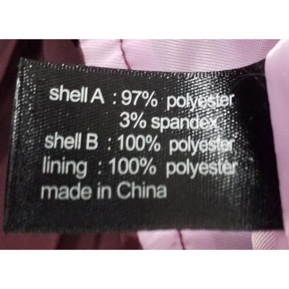 Lane Bryant Purple Ruffle Hem Full Zip Jacket Pockets Lined Sz 14/16 - Picture 5 of 6